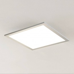 PriosLEDpaneelGelora40cm4000Kzilverkleurigaluminium