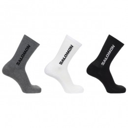 Salomon-EverydayCrew3-Pack-Multifunctionelesokkenmaat42-44witgrijs