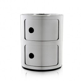 KartellComponibiliKast-2Modules-Chrome