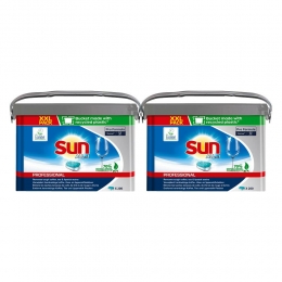 2xSunProfessionalVaatwastablettenAll-in-1ProFormula200stuks