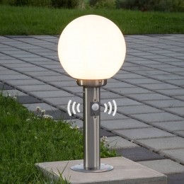 LindbySokkellampVedran45cmroestvrijstaalsensor