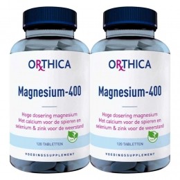 GratisVerzending2xOrthicaMagnesium-400120tabletten