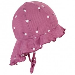 Sterntaler-KidsSchirmmtzeNackenBlumen-Petmaat43cmroze