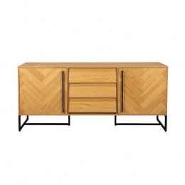 DutchboneClassDressoirHoogEikenhoutBruin