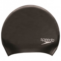 Speedo-LongHairCap-Badmutszwart