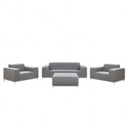 Beliani-ROVIGO-Loungesetvoor5-Grijs-Polyester