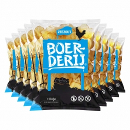 9xBoerderijChipsZeezout190gr