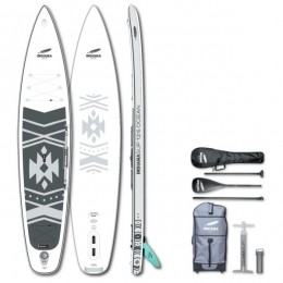 Indiana-126OceanTouringPackBasicwith3-PiecePaddle-SUP-boardmaat381x762x15cmwitgrijs