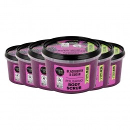 6xOrganicShopBodyScrubBlackberry250ml