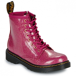 LaarzenDrMartens1460JFuchsiaSilverNebulaGlitter