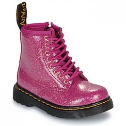 LaarzenDrMartens1460TFuchsiaSilverNebulaGlitter