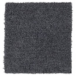 BidetmatSealskinMistoChenilleKatoen60x60cmZwart