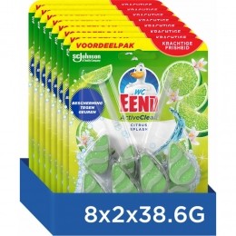 8xWCEendToiletblokActiveCleanDuopackCitrus2stuks