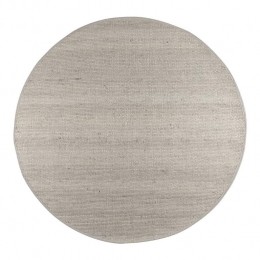 Interieur05WollenVloerkleedRondLichtgrijsVik200cmL