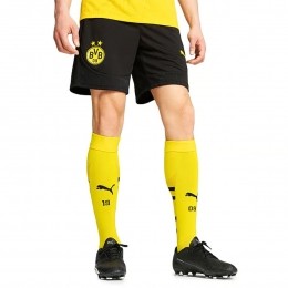 PUMABorussiaDortmundTrainingsbroekje2024-2025ZwartGeel