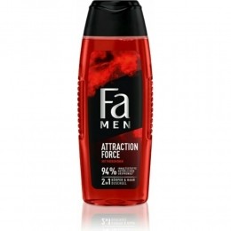 3xFaMenDouchegelenShampooAttractionForce250ml