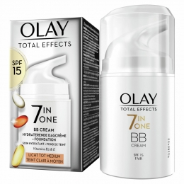 4xOlayTotalEffects7-in-1BBCreamSPF15Light-Medium50ml