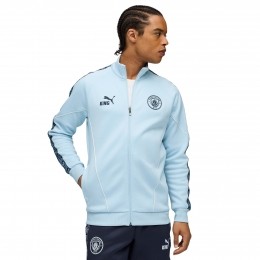 PUMAManchesterCityPre-MatchKINGAnthemTrainingsjack2025-2026LichtblauwDonkerblauw