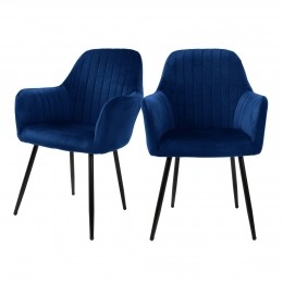 Setvan2eetkamerstoelenLaylavelvetML-Design