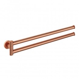 HotbathCobberHanddoekrekDraaibaarGeborsteldKoperCBA15