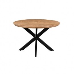 Livingfurn-EetkamertafelJesperRound120cm-Mangohout