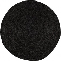 MrcarpetRondjutevloerkleedZwartAntraciet200cm