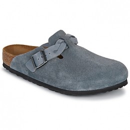 KlompenBIRKENSTOCKBostonBraidedLEOILEVEBasaltGray