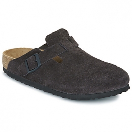 KlompenBIRKENSTOCKBostonLEVEVelvetGrey