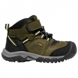 Keen-KidsRidgeFlexMidWP-Wandelschoenenmaat13Kzwartolijfgroen