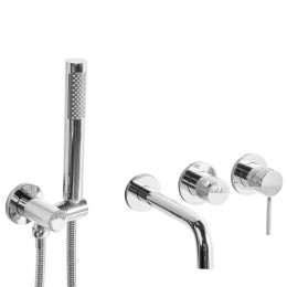 Beliani-JAVIRA-Wandgemonteerdebadmengkraan-Zilver-Messing