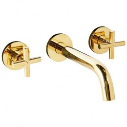 Beliani-KAIETEUR-Wandgemonteerdemengkraan-Goud-Messing