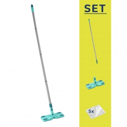 LeifheitCleanAwayVloerwisserSetmet5Stofdoekjes