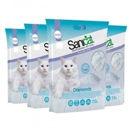 4xSanicatDiamondsSilicagel75liter