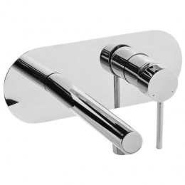 Beliani-CLAVIJO-Wandgemonteerdemengkraan-Zilver-Messing