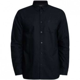 OverhemdLangeMouwLyleampScottTonalEaglePlainOxfordShirt