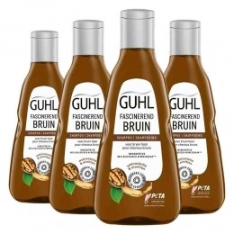4xGuhlShampooFascinerendBruin250ml