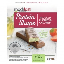 ModifastProteinShapeReepChocolade-Pistache6x27gr