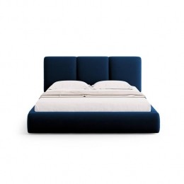 WindsorCoHorizonBedframemetOpbergvak-200x200cm-Fluweel-Koningsblauw