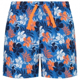 CMP-KidsPrintedShorts-Boardshortmaat104blauw