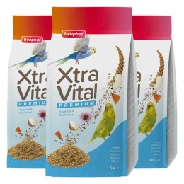 3xBeapharXtraVitalParkiet1kg