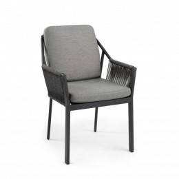 TierraOutdoorLivDiningstoelCharcoal-Tierraoutdoor
