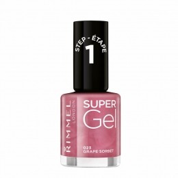 2xRimmelSuperGelNailpolish023GrapeSorbet12ml