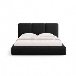 WindsorCoHorizonBedframemetOpbergvak-180x200cm-Chenille-Zwart