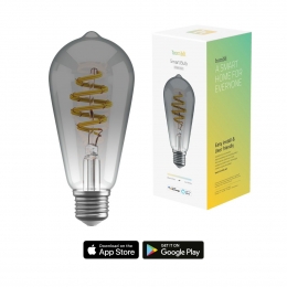 SmartFilamentBulbCCTE27ST64-SmokeyLedlamp-Hombli