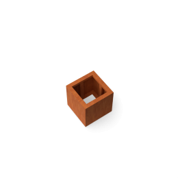 QuadravierkanteplantenbakcortenstaalL30xB30xH30cm-Geroba