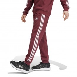 adidasEssentialsFleeceJoggingbroekBordeauxroodWit