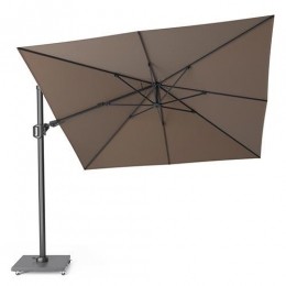 ZweefparasolChallengerZijwaartsKantelbaarT2premium3x3meterHavanazonwering-Platinum