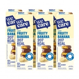 6xWeCareMealReplacementBarsFruityBanana116gr