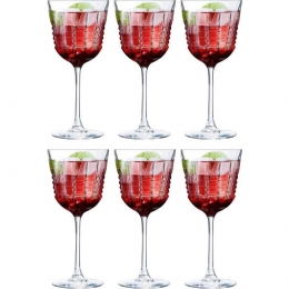 CristaldaposArquesRodeWijnglazenRendez-Vous-350ml-6stuks