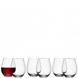 LSA-StemlessRodeWijnGlas530mlSetvan6Stuks